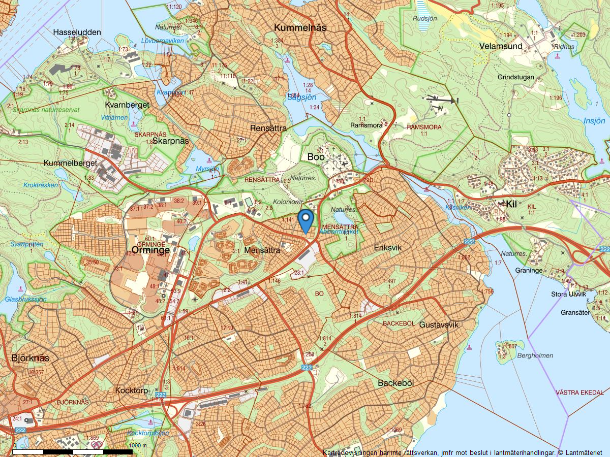 Bostadsbild från Hagvägen 8, Såld i Mensättra, Nacka