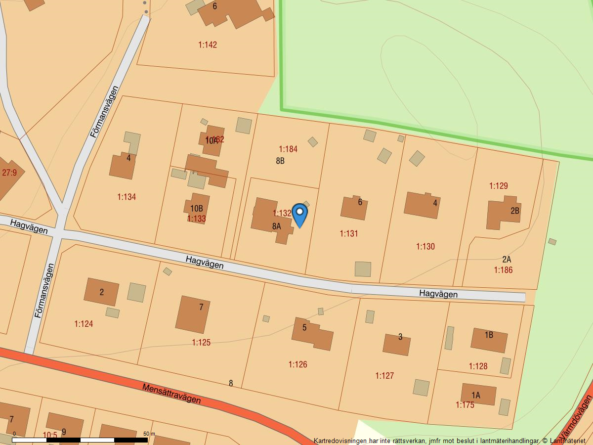 Bostadsbild från Hagvägen 8, Såld i Mensättra, Nacka