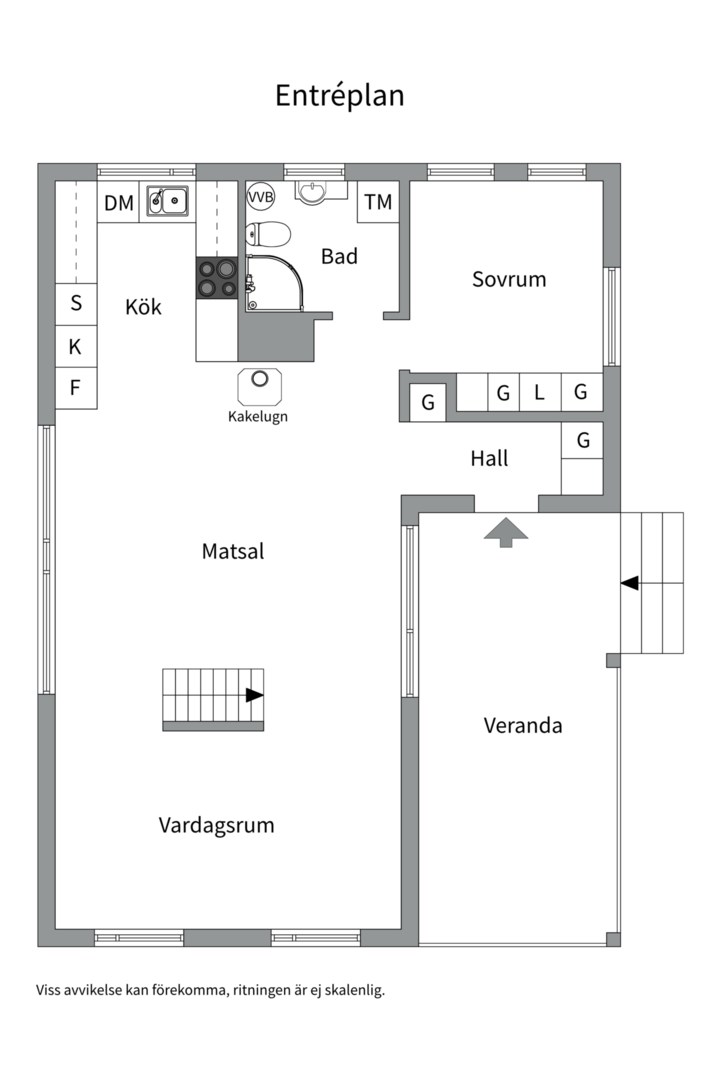 Planlösning från Länkstigen 6, Såld i Harkie, Västerås