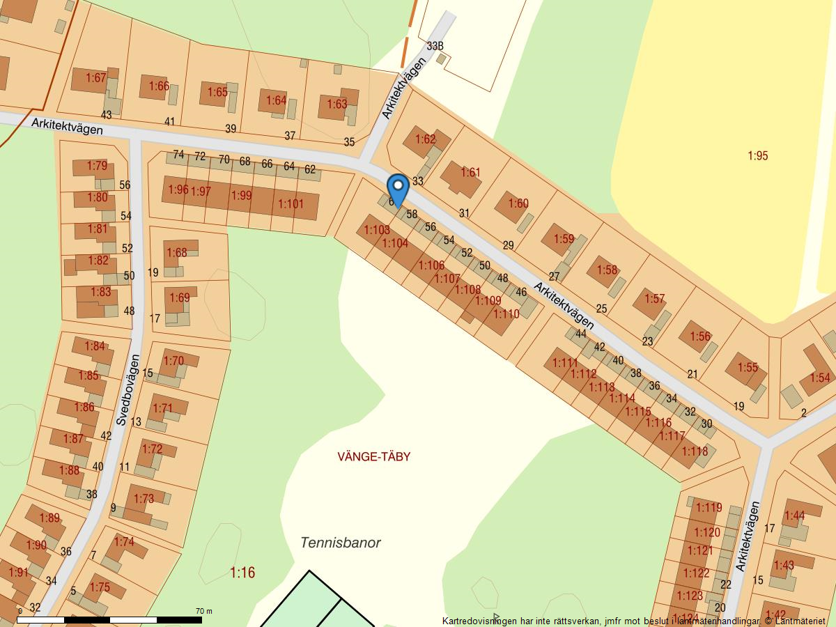 Bostadsbild från Arkitektvägen 60, Såld i Vänge, Uppsala