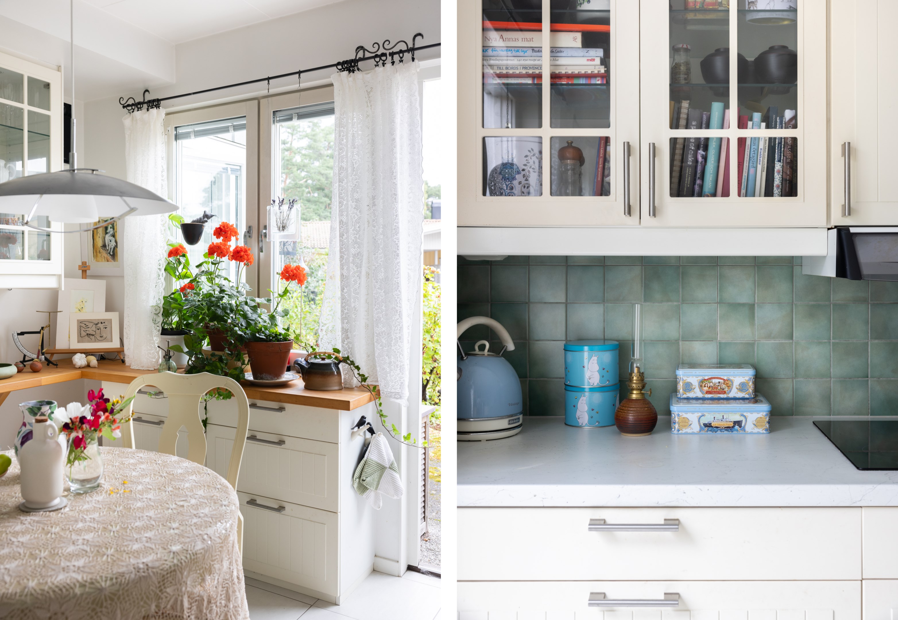 Varm lantlig touch med anslutande matplats