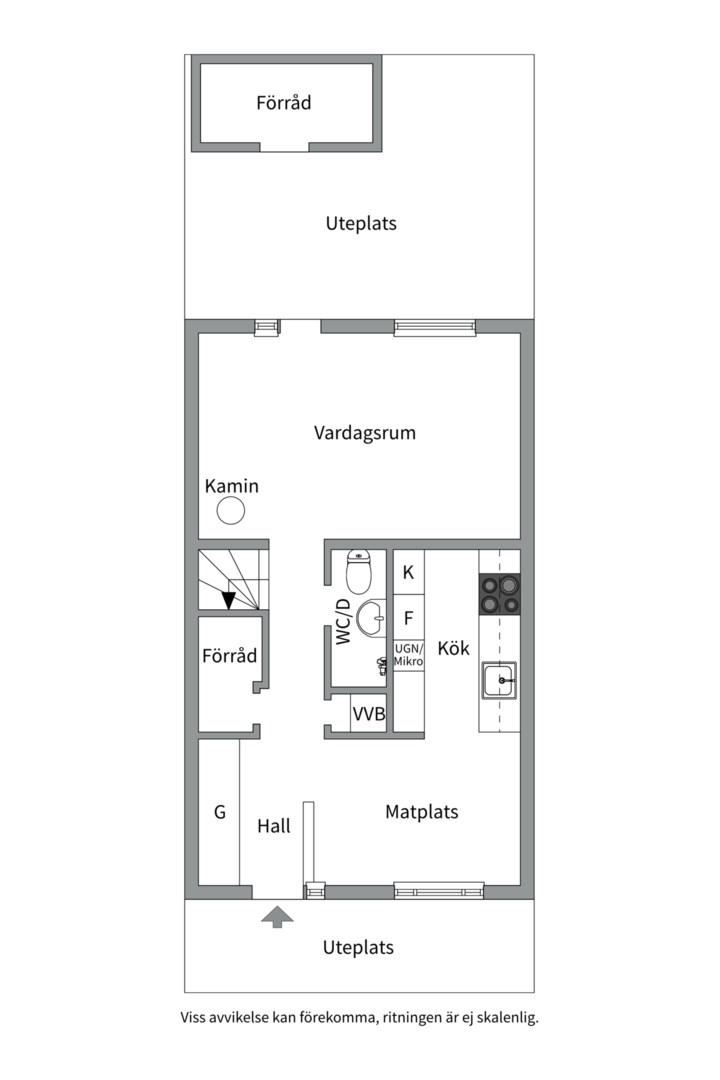Planlösning från Harpungatan 6, Såld i Fiskarhöjden - Saltsjöbaden, Nacka