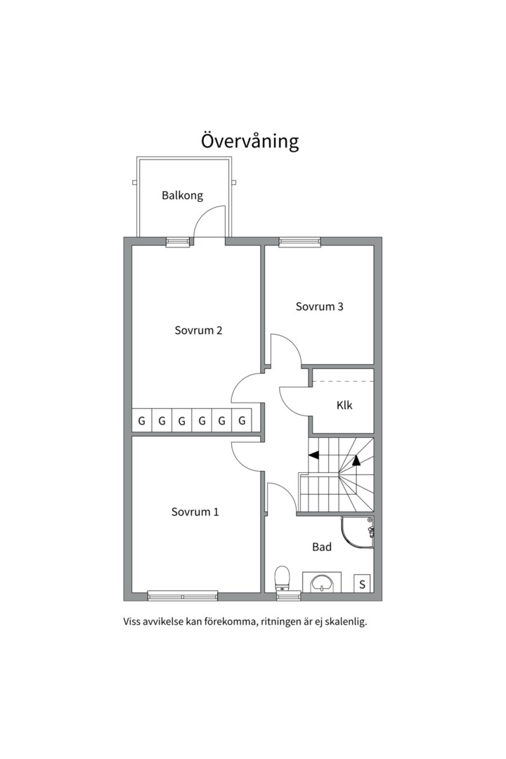 Planlösning från Månskensvägen 65, Såld i Storvreta, Uppsala
