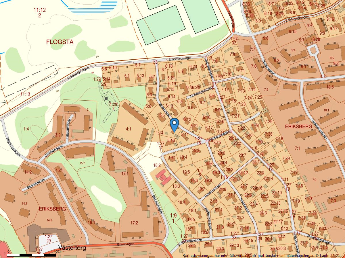 Bostadsbild från Bruksvägen 26, Såld i Eriksberg, Uppsala