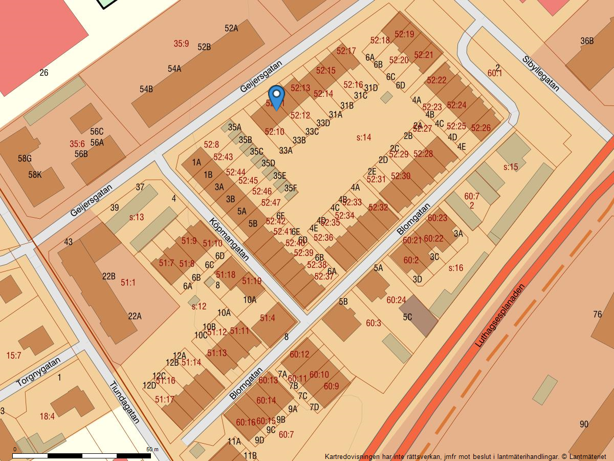 Bostadsbild från Geijersgatan 33B, Såld i Luthagen, Uppsala
