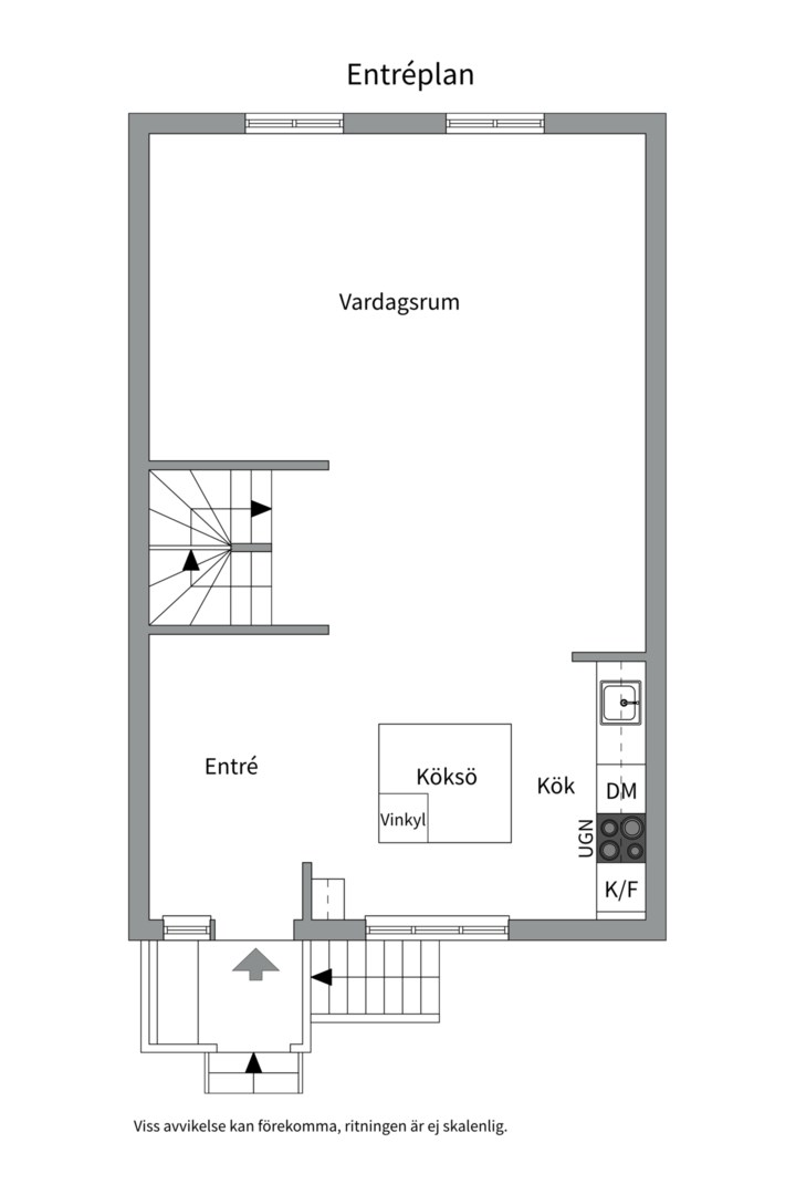 Planlösning från Geijersgatan 33B, Såld i Luthagen, Uppsala