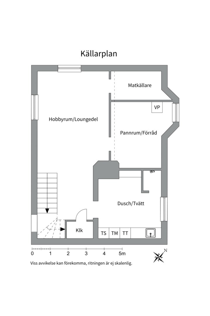 Planlösning från Solrosgatan 11, Såld i Fålhagen, Uppsala