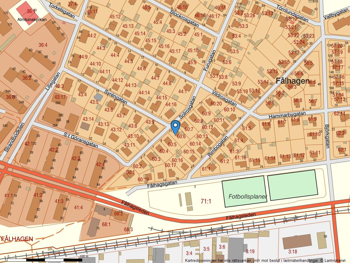 Bostadsbild från Solrosgatan 11, Såld i Fålhagen, Uppsala