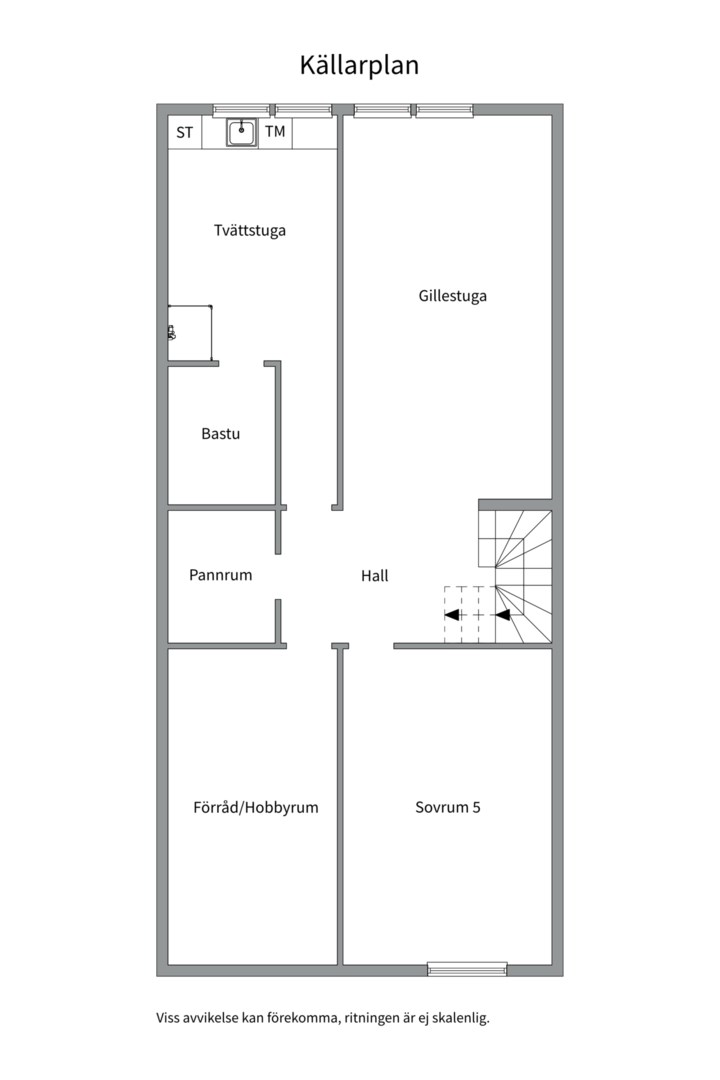 Planlösning från Stackmästarvägen 17, Såld i Valsätra, Uppsala