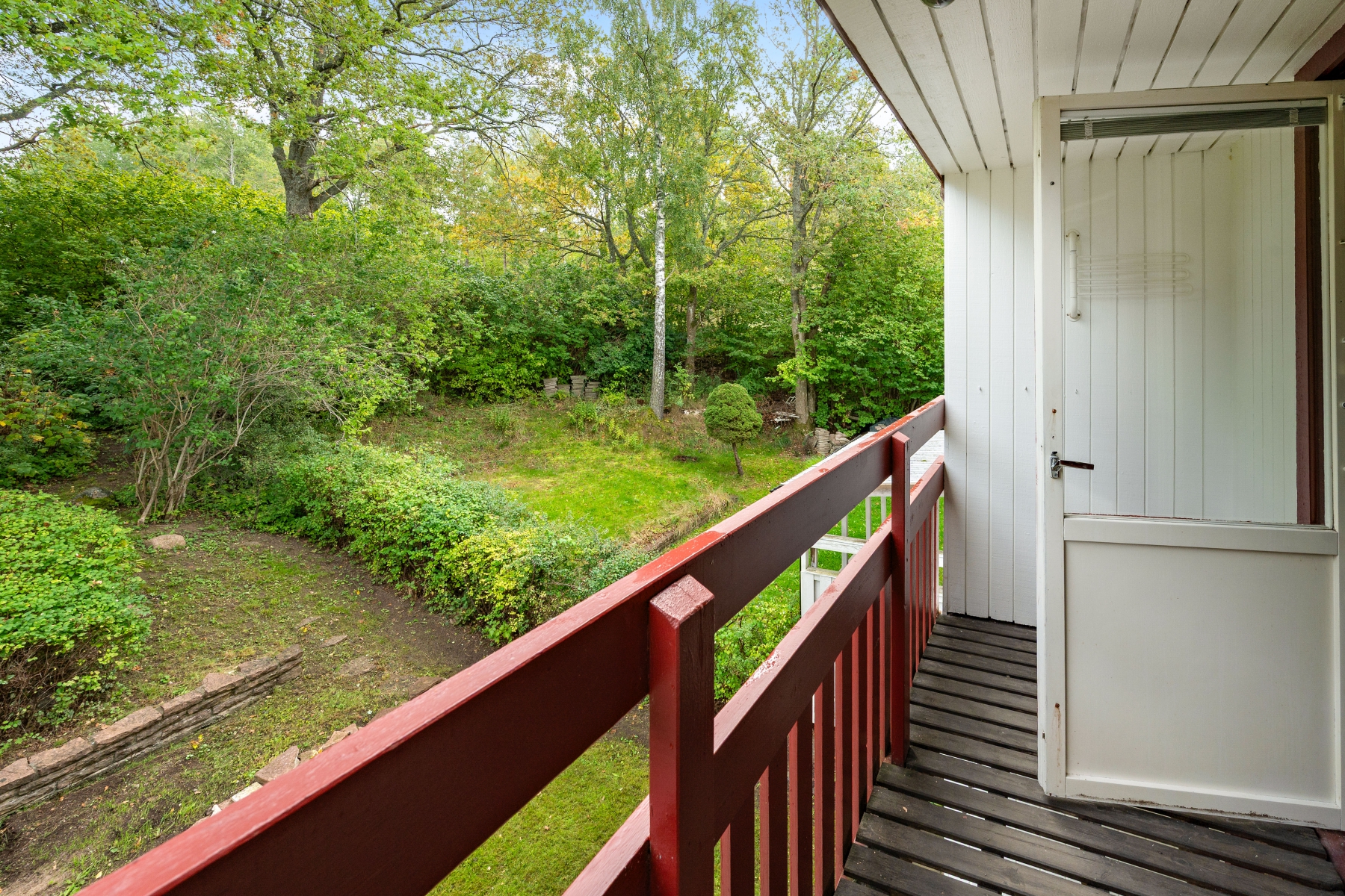 utsikt från balkong