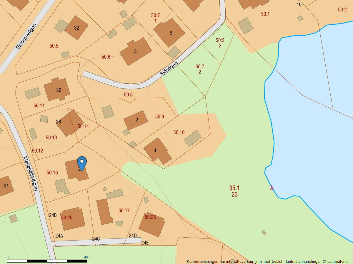Bostadsbild från Mariehällsvägen 26, Såld i Ektorp, Nacka