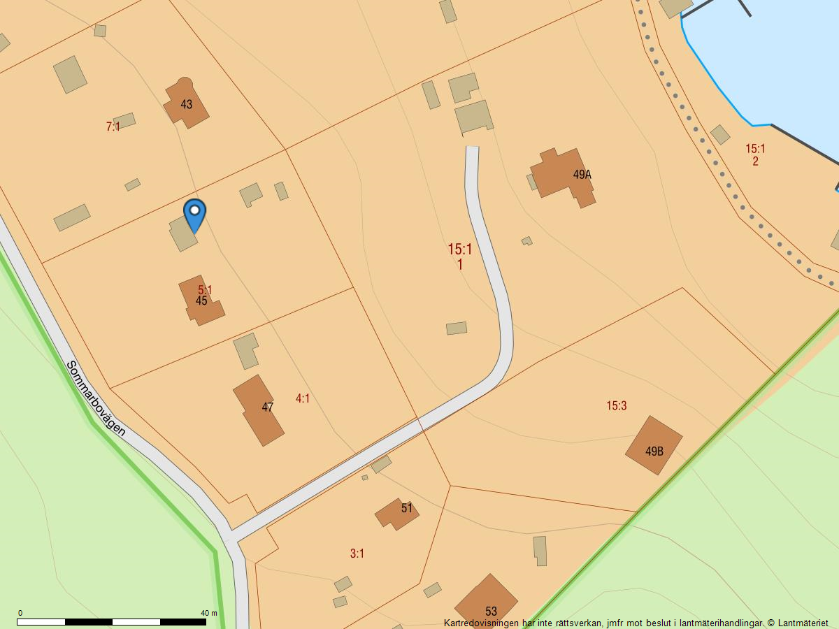 Bostadsbild från Sommarbovägen 45, Såld i Vikingshill, Nacka