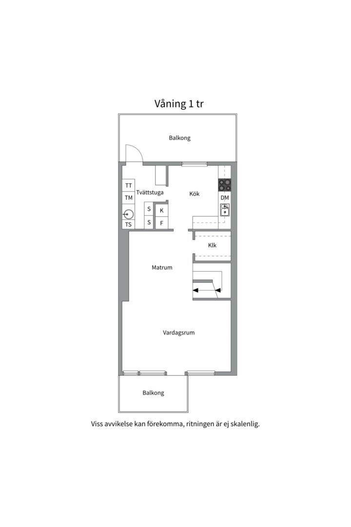 Planlösning från Timmermansgatan 10C, Såld i Svartbäcken, Uppsala