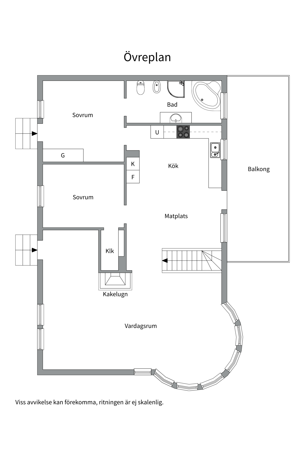 Bostadsbild från Jägarvägen 2B, Såld i Graneberg, Uppsala