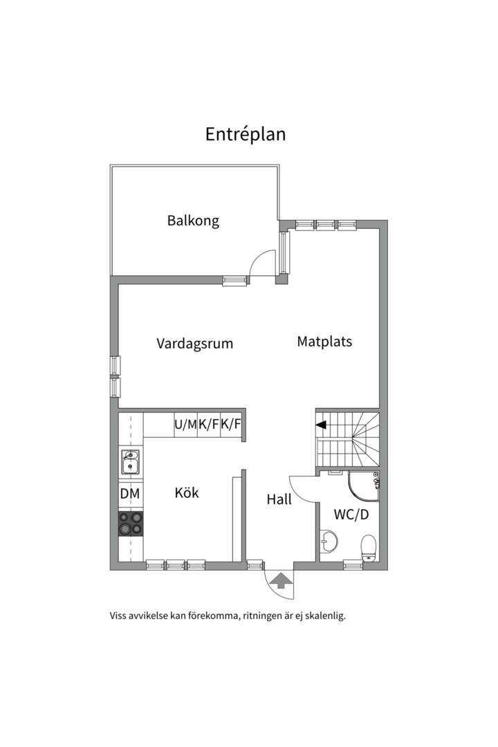 Planlösning från Fruviks gårds väg 3, Såld i Haghulta, Värmdö