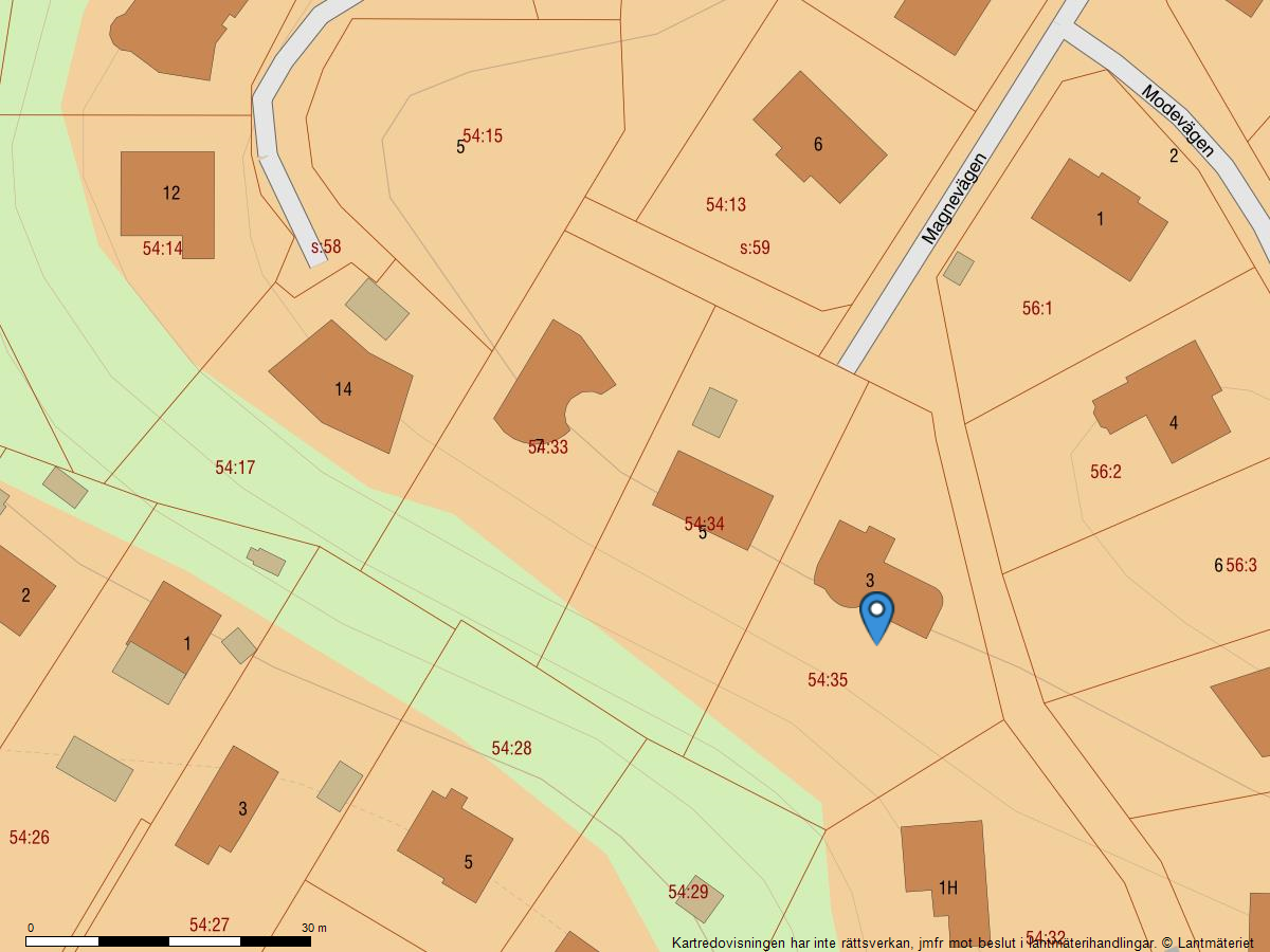 Bostadsbild från Magnevägen 3, Såld i Skuru, Nacka