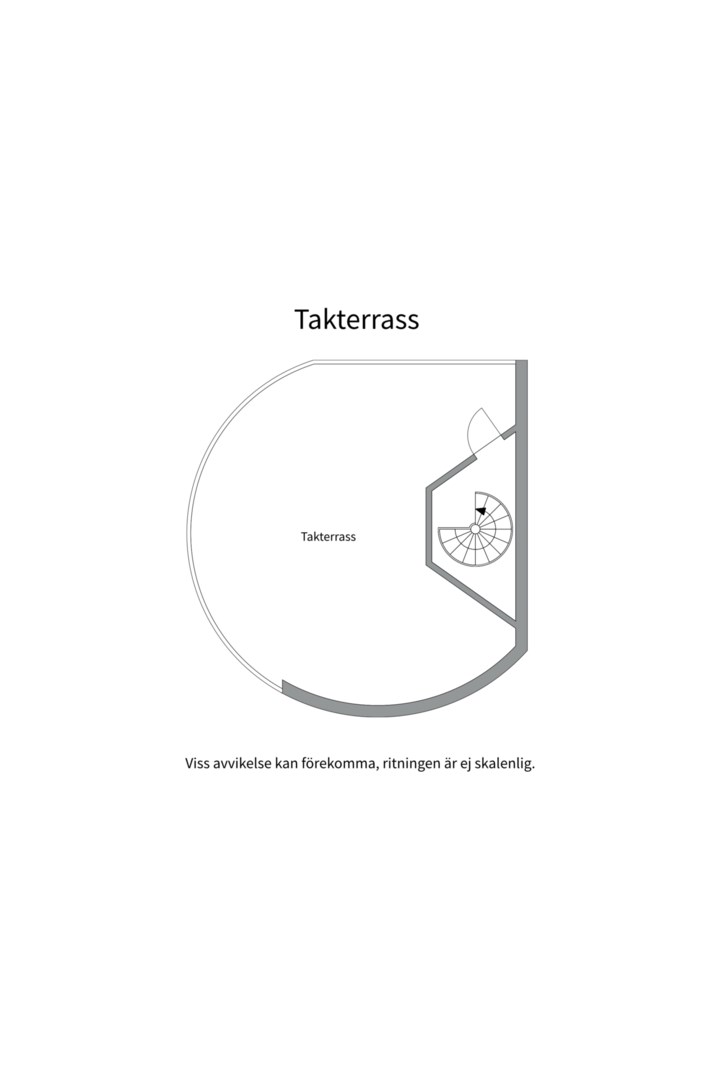 Planlösning från Magnevägen 3, Såld i Skuru, Nacka