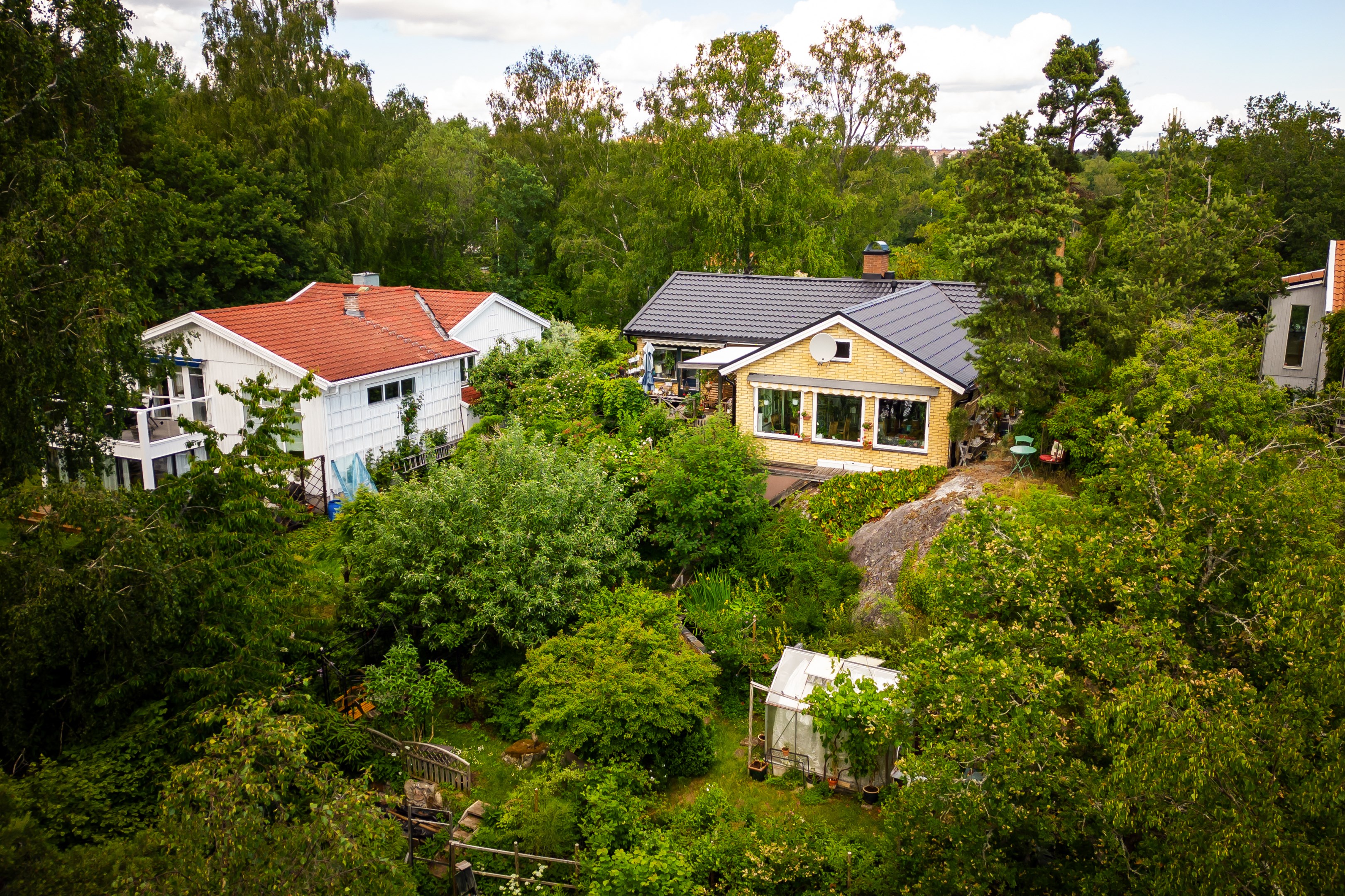 Bostadsbild från Gränsvägen 10, Såld i Lillängen, Nacka