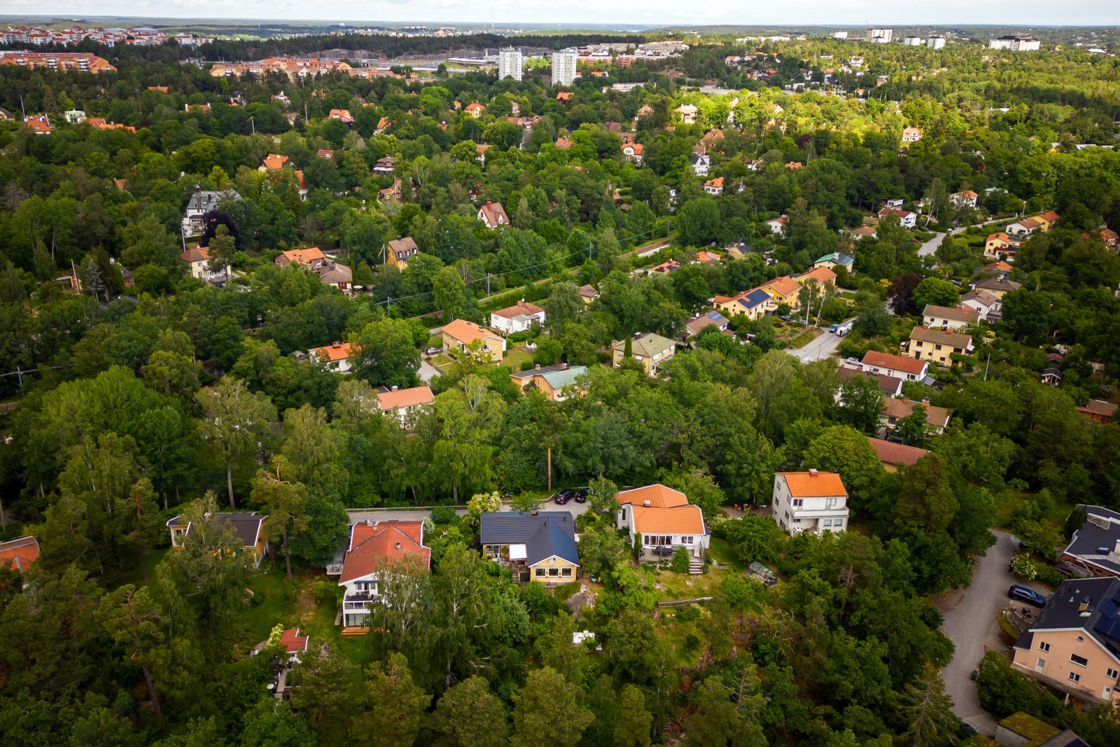 Bostadsbild från Gränsvägen 10, Såld i Lillängen, Nacka