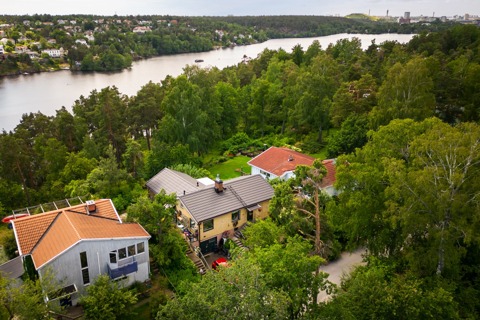 Bostadsbild från Gränsvägen 10, Såld i Lillängen, Nacka