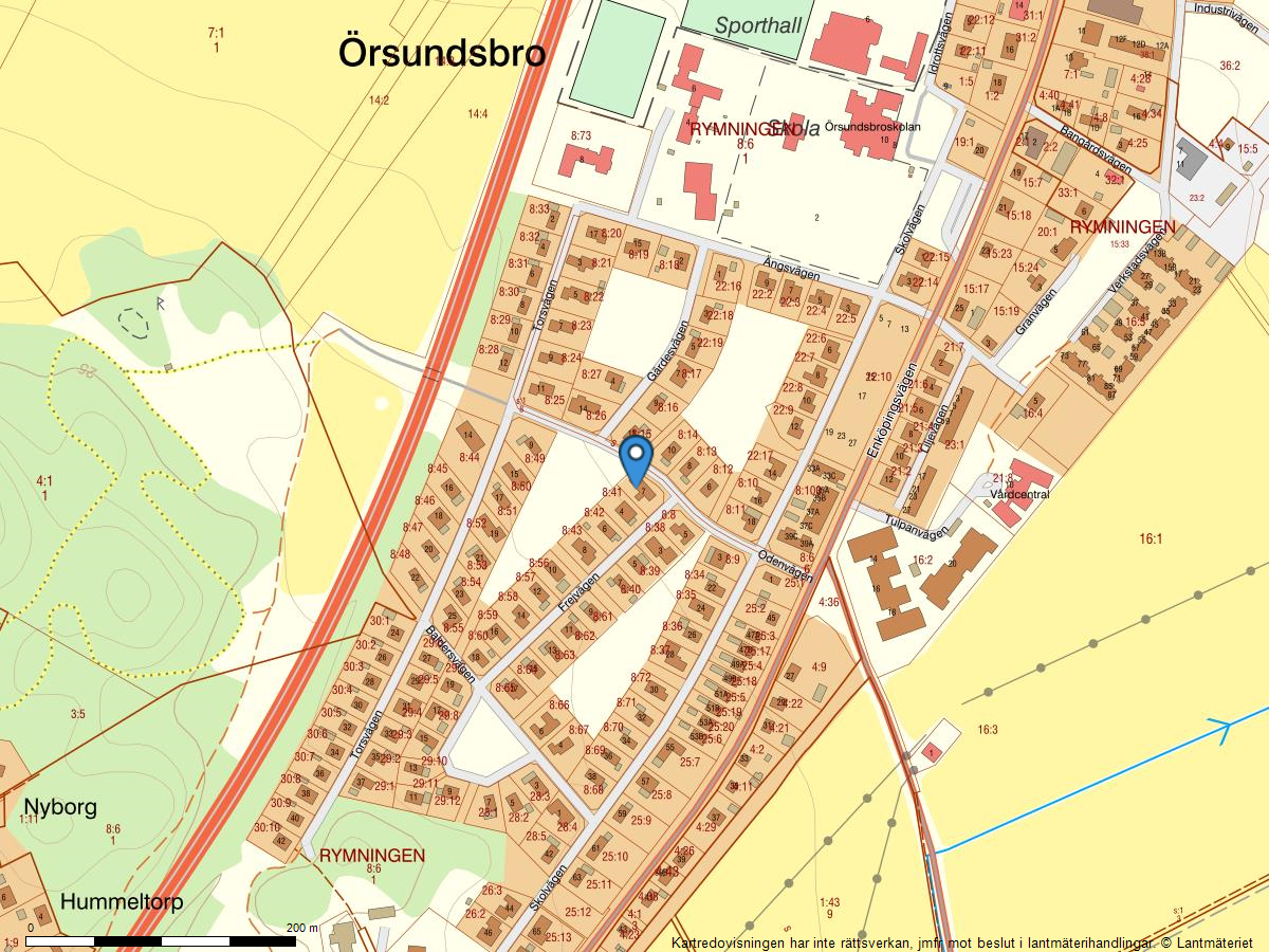 Bostadsbild från Odenvägen 7, Kommande i Örsundsbro, Enköping