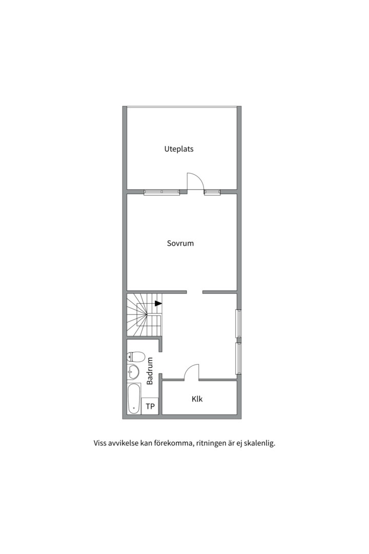 Planlösning från Norrholmsvägen 88, Såld i Östra Orminge, Nacka