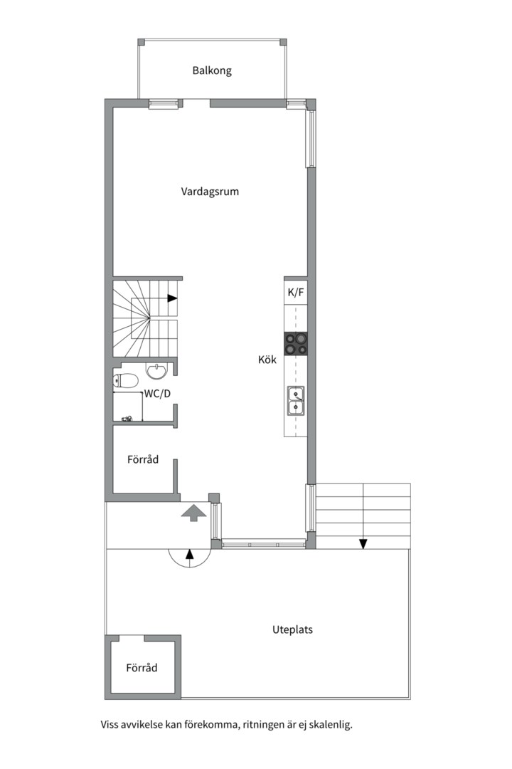 Planlösning från Norrholmsvägen 88, Såld i Östra Orminge, Nacka