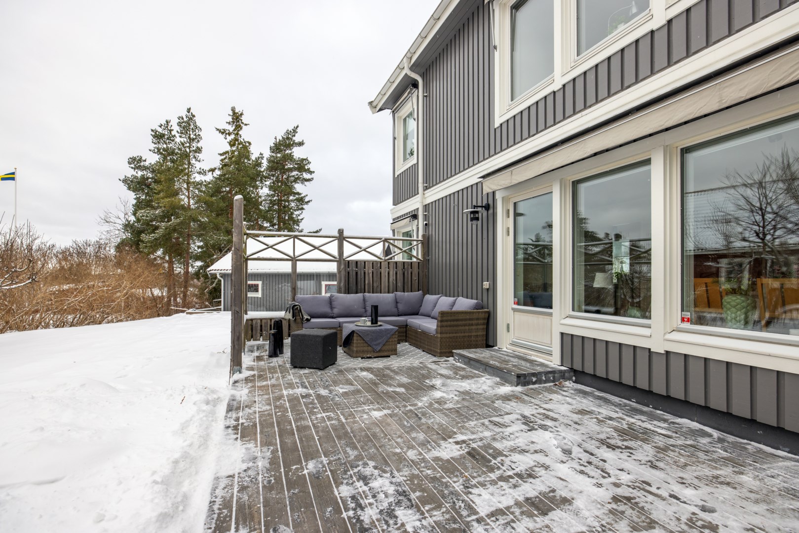 Bostadsbild från Ryttarvägen 22, Såld i Lännersta, Nacka