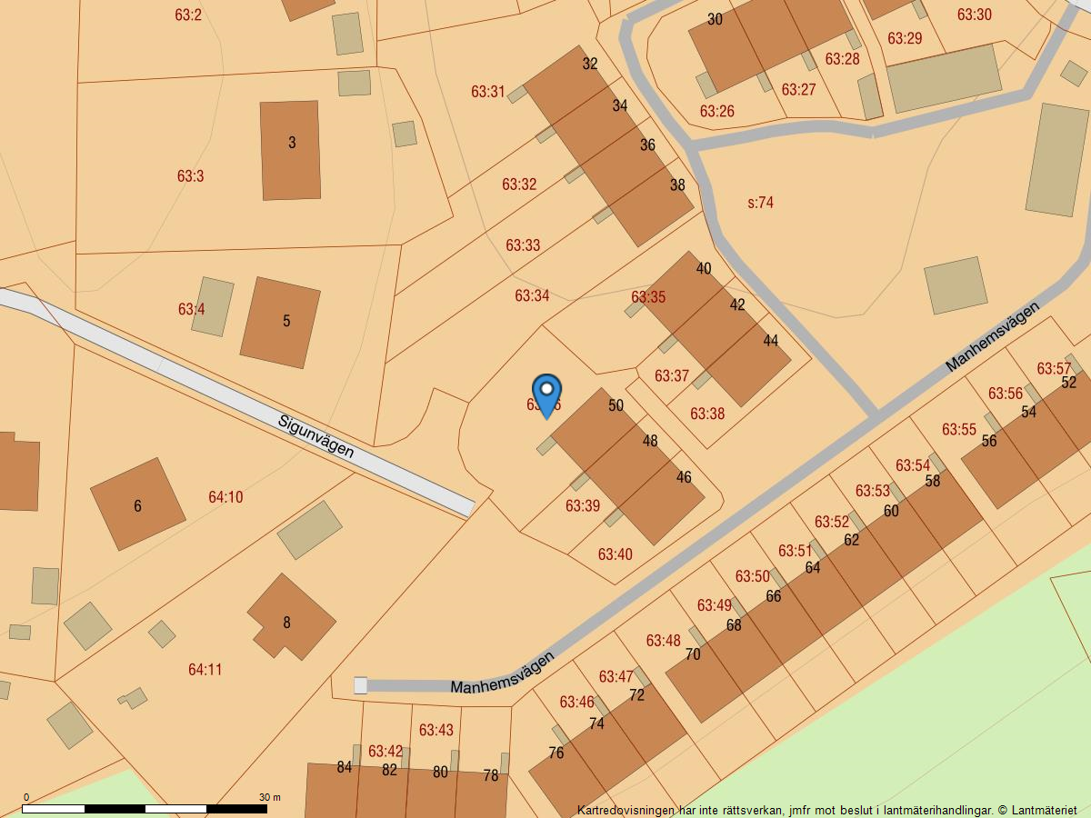 Bostadsbild från Manhemsvägen 50, Såld i Skuru, Nacka