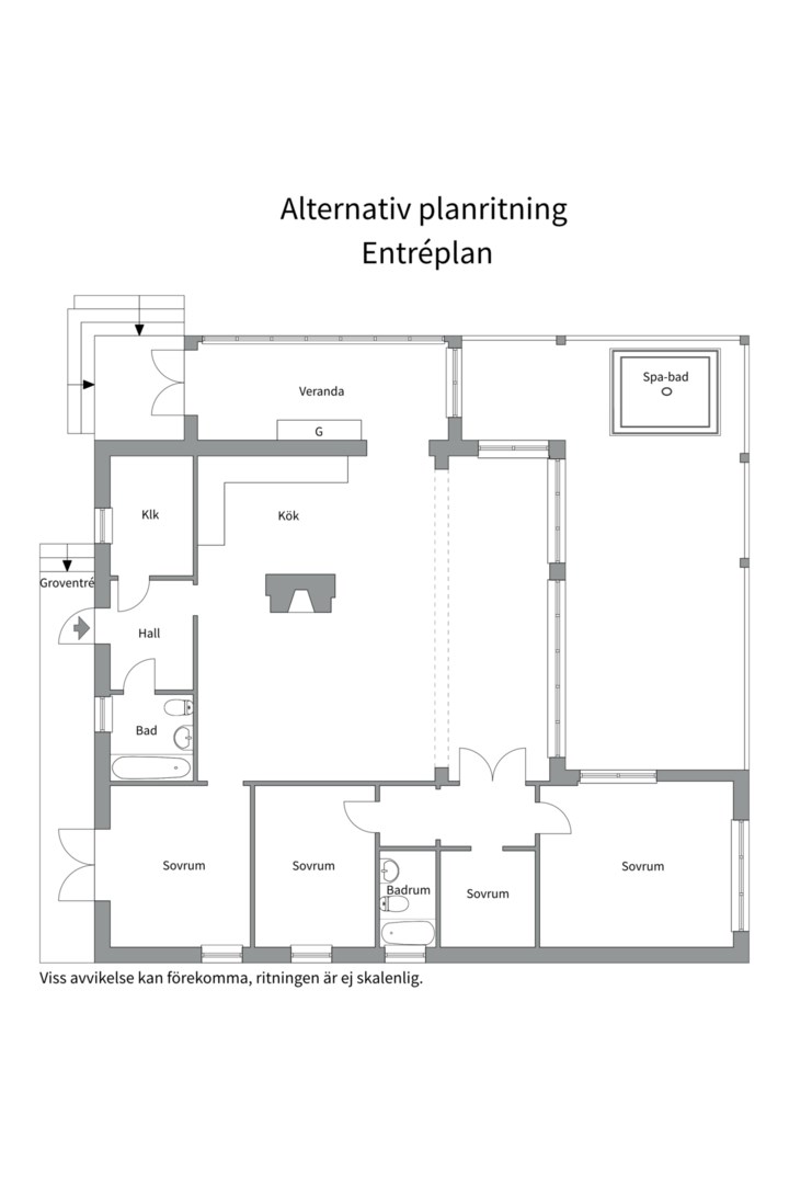 Planlösning från Björnbergsvägen 20B, Såld i Kummelnäs - Björnberget, Nacka