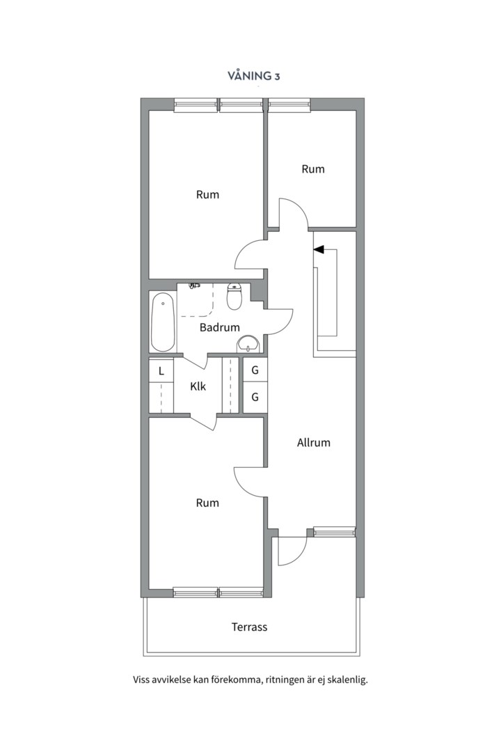 Planlösning från Västra Henriksborgsvägen 16, Såld i Saltsjöqvarn, Nacka