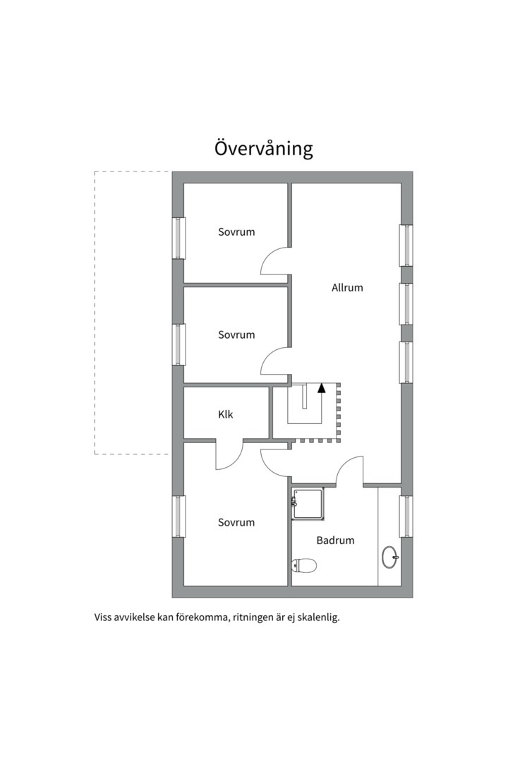 Planlösning från Jan Eriks väg 14D, Såld i Storvreta, Uppsala