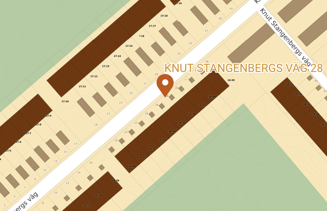 Bostadsbild från Knut Stangenbergs väg 28, Såld i Duvnäs Utskog, Nacka