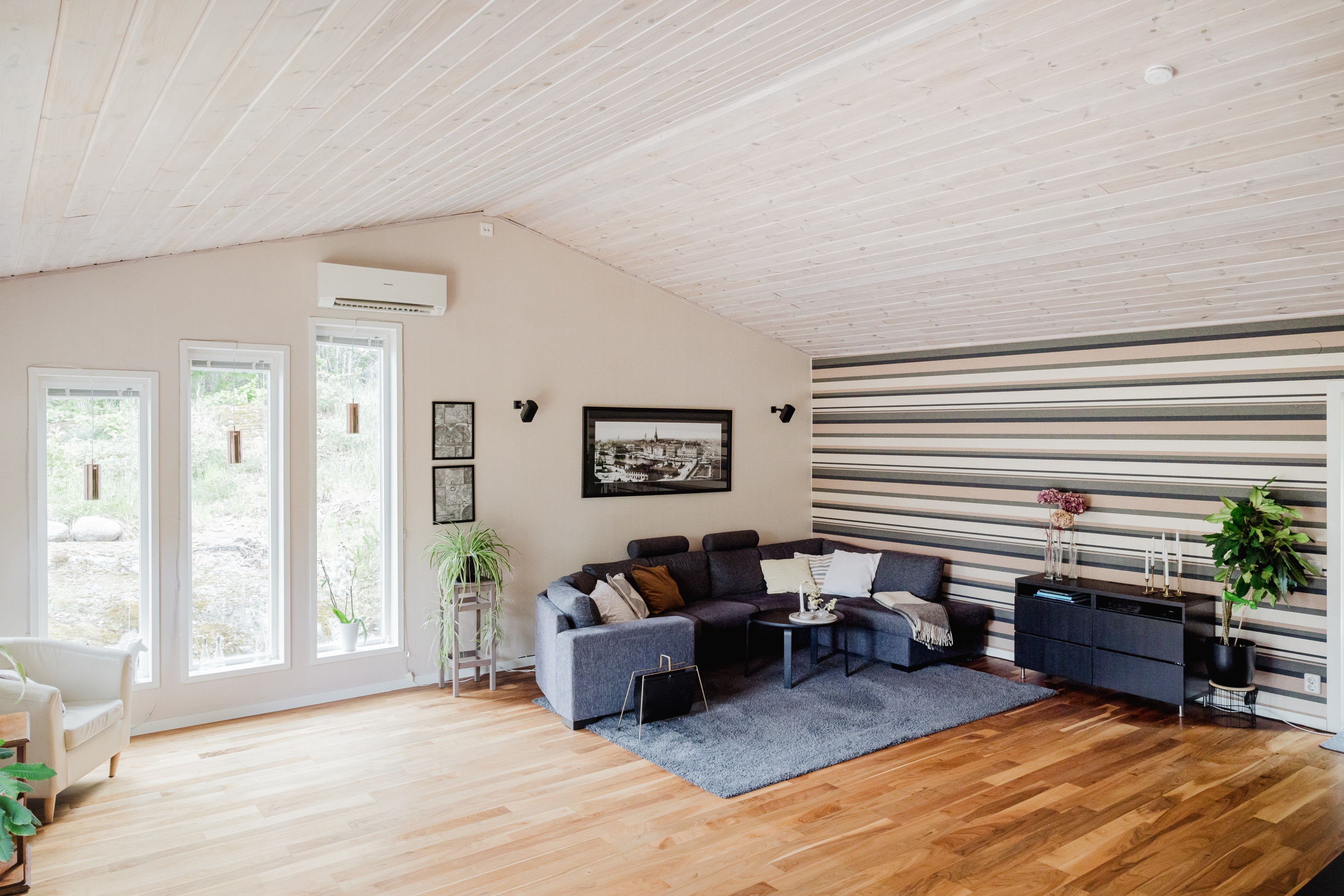 Generösa ytor - varma dagar skänker luftvärmepumpen svalka