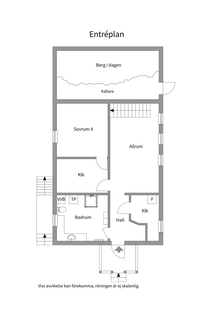 Planlösning från Gubbdalsvägen 10, Såld i Ingarö - Långvik, Värmdö