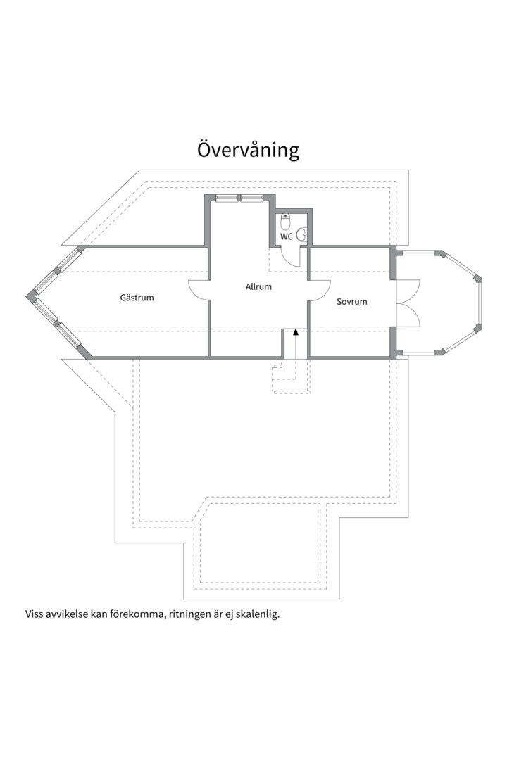 Planlösning från Sergelvägen 36, Till salu i Hasseludden, Nacka