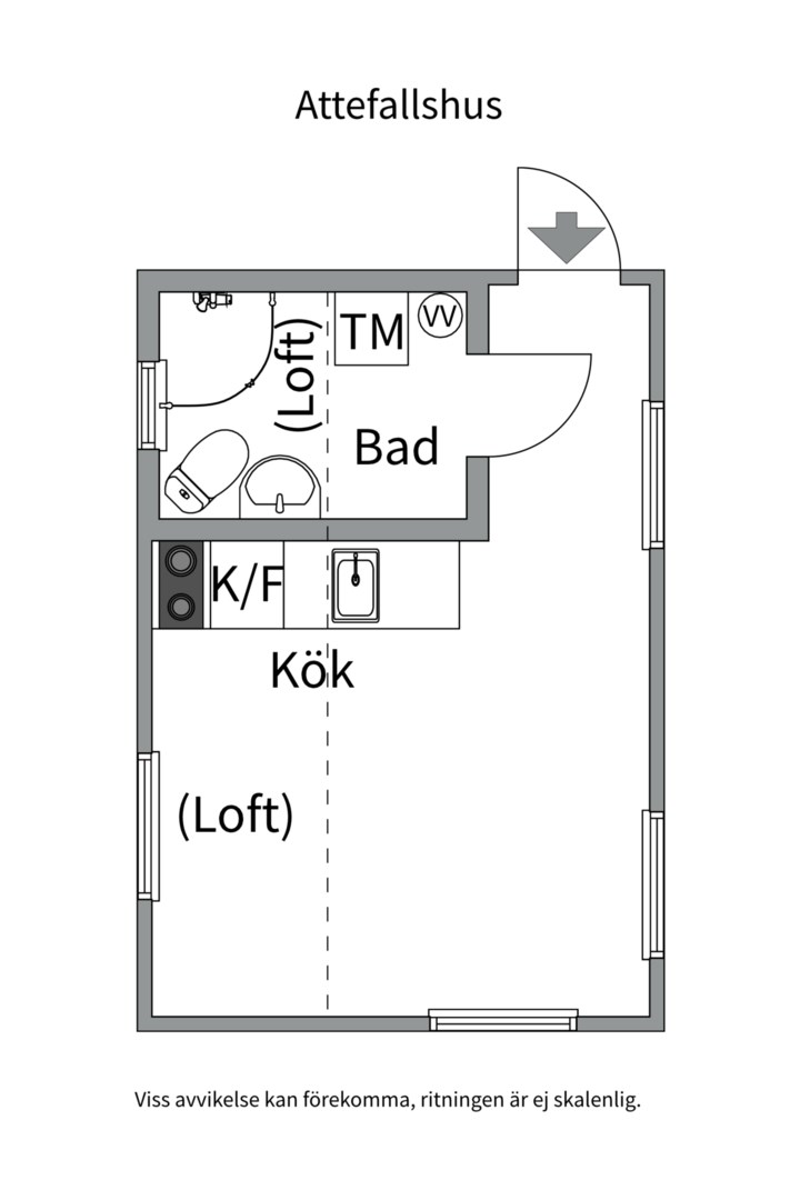 Planlösning från Sergelvägen 36, Till salu i Hasseludden, Nacka