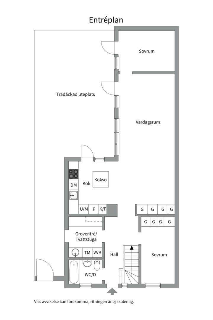 Planlösning från Gräsandsgatan 3, Såld i Fågelhöjden - Saltsjöbaden, Nacka