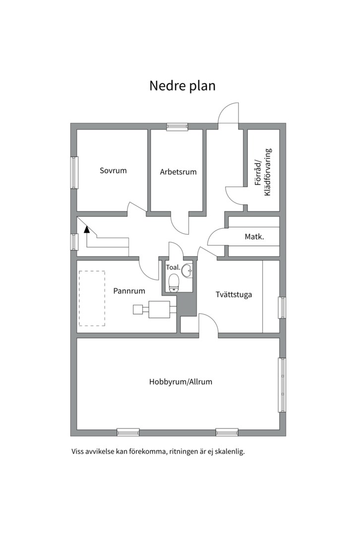 Planlösning från Skurusundsvägen 57, Såld i Skuru, Nacka