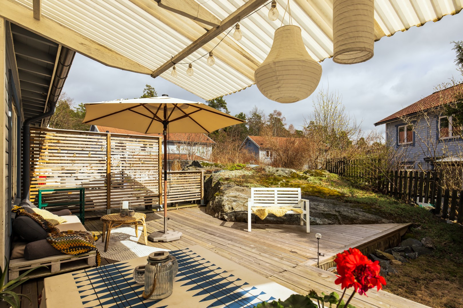 Bostadsbild från Lövsångarvägen 3, Såld i Ösbydalen, Värmdö