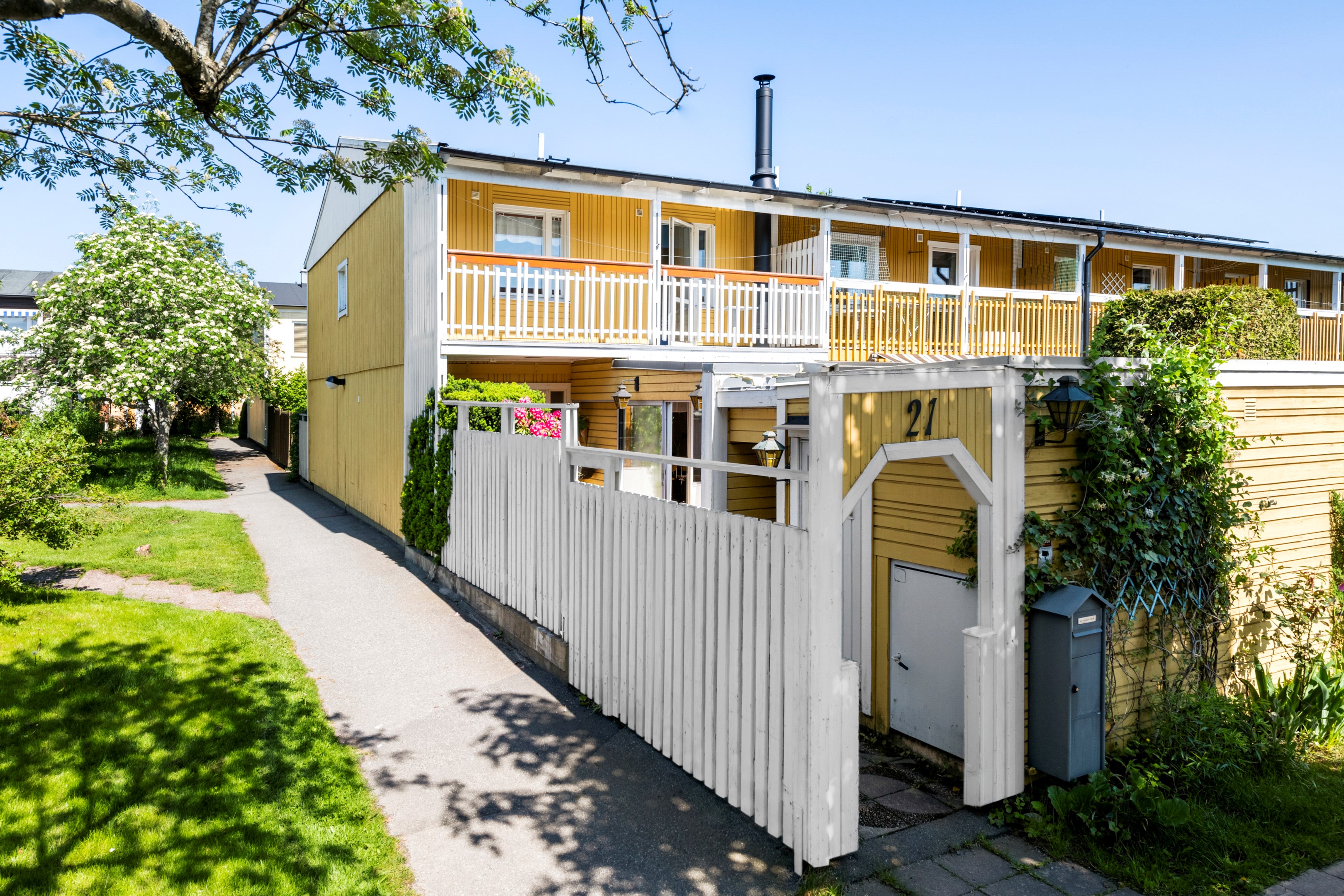  Friköpt gavelradhus på barnvänliga Fiskarhöjden