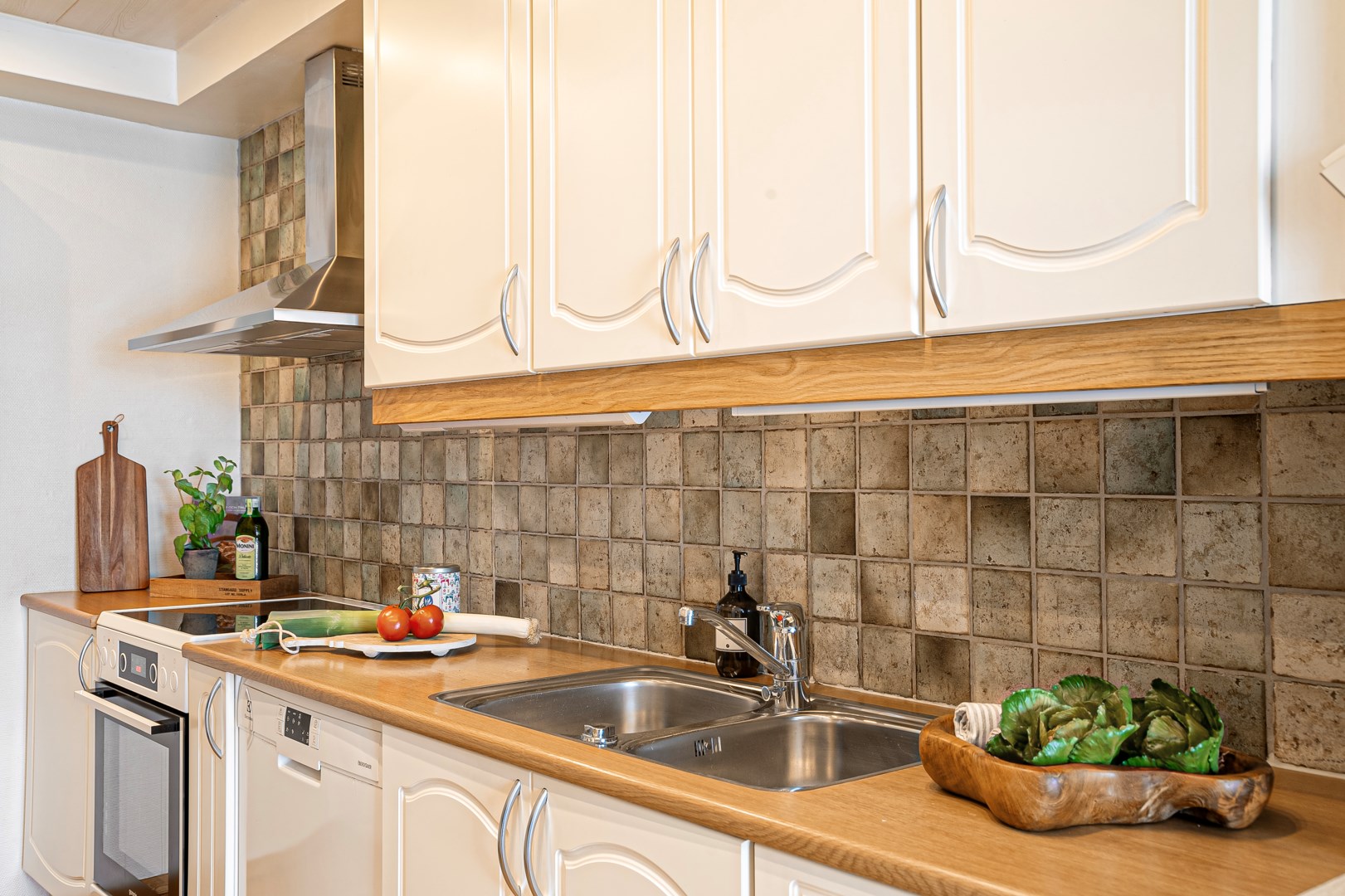 Kök med möjlighet till öppen planlösning gentemot vardagsrummet