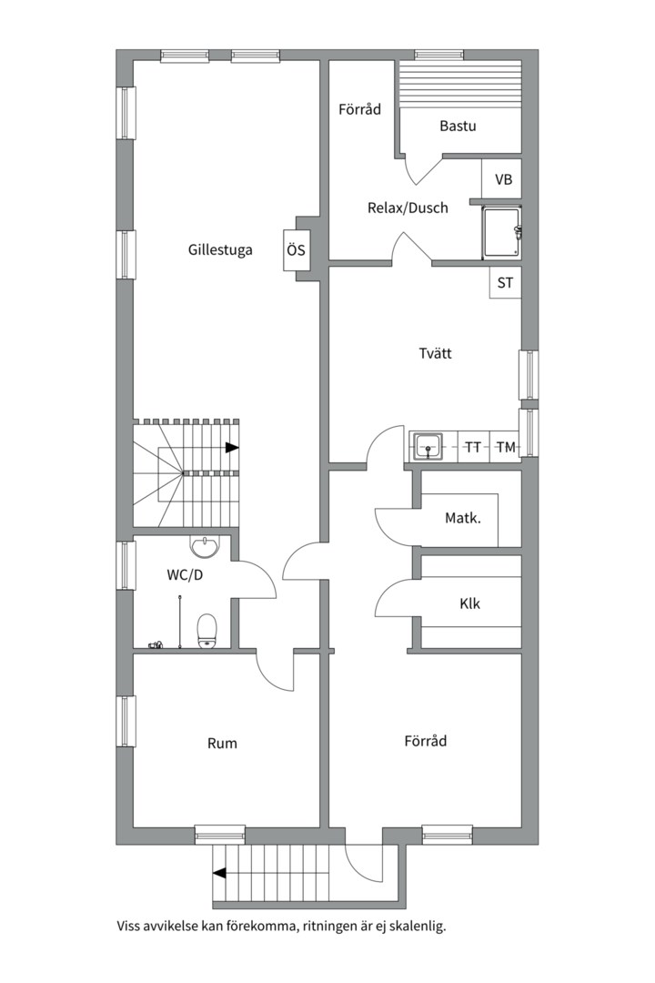 Planlösning från Rödhakevägen 21, Såld i Sunnersta, Uppsala