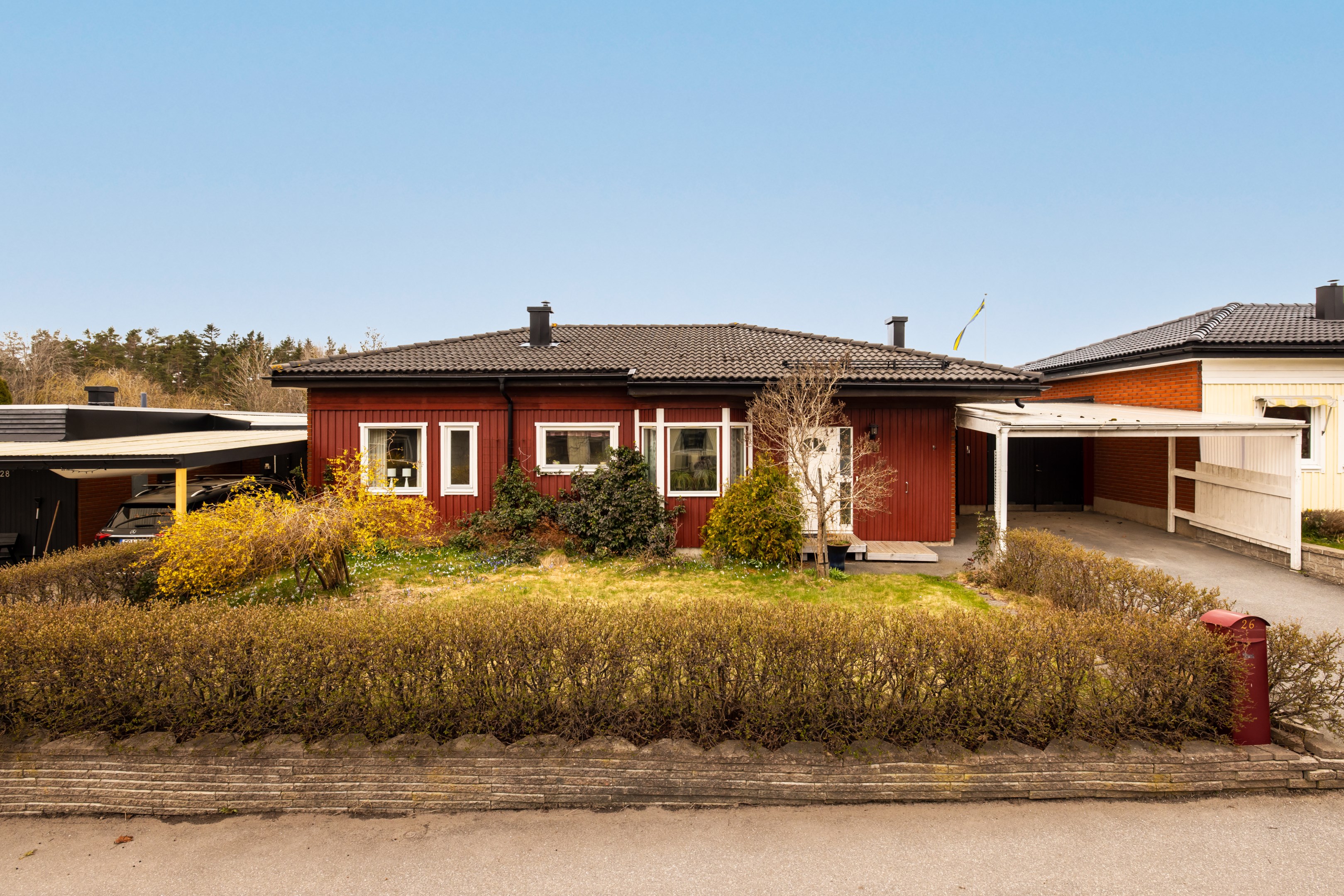 Bostadsbild från Bunsövägen 26, Såld i Krokhöjden, Nacka