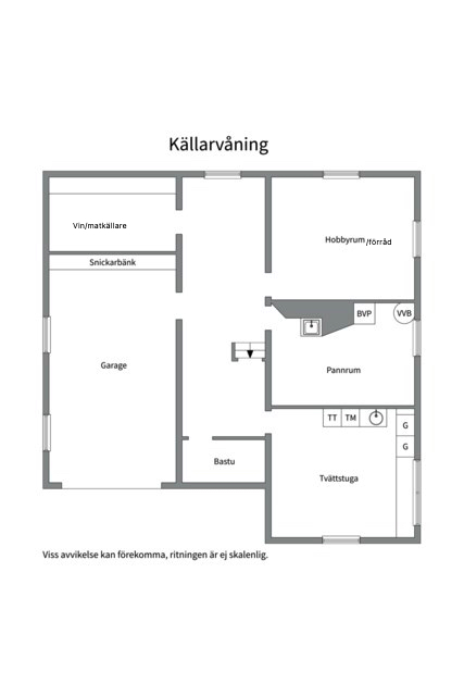 Planlösning från Värmdövägen 37, Såld i Torsby, Värmdö
