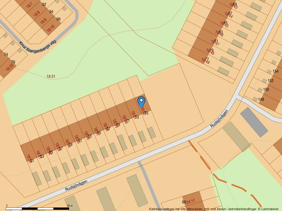 Bostadsbild från Rudsjövägen 75, Såld i Duvnäs Utskog, Nacka