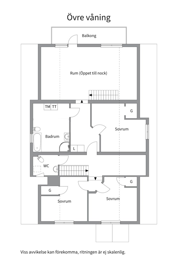 Planlösning från Rensättra allé 7A, Såld i Rensättra, Nacka