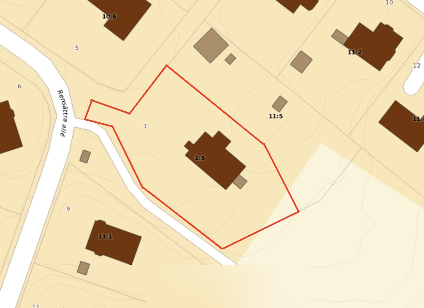 Bostadsbild från Rensättra allé 7A, Såld i Rensättra, Nacka