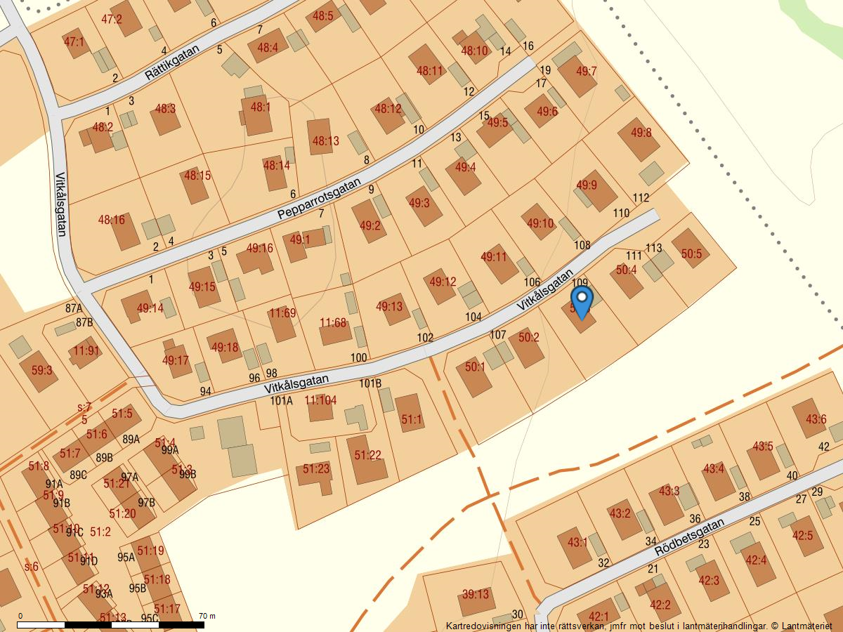 Bostadsbild från Vitkålsgatan 109, Såld i Årsta, Uppsala