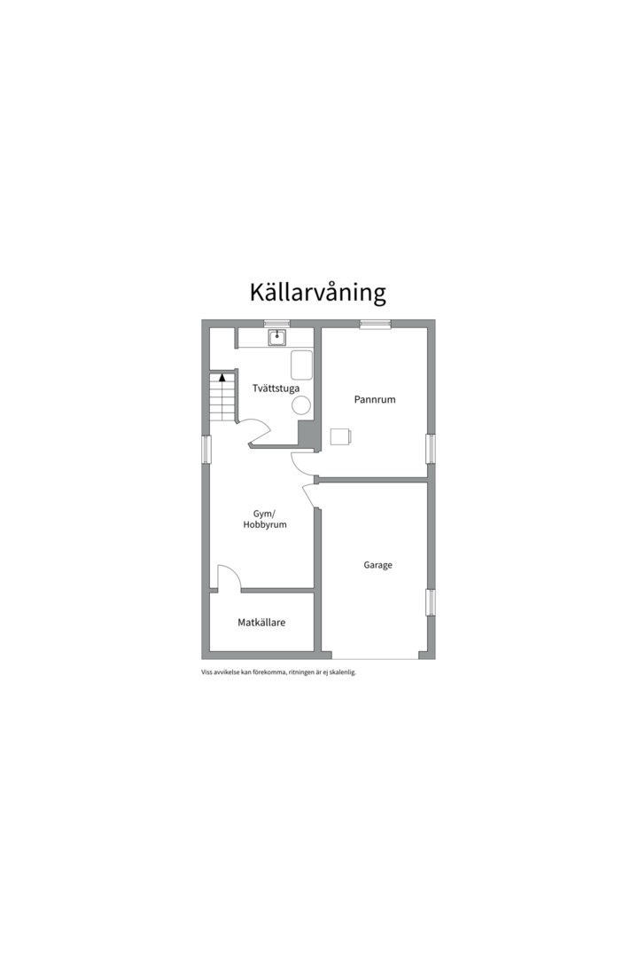 Planlösning från Skyttbacksvägen 6, Såld i Skyttorp, Uppsala